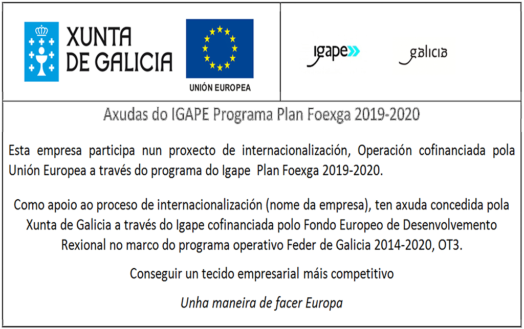 Axudas do IGAPE Programa Plan Foexga 2020